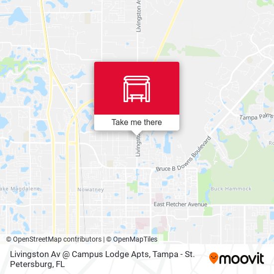 Mapa de Livingston Av @ Campus Lodge Apts