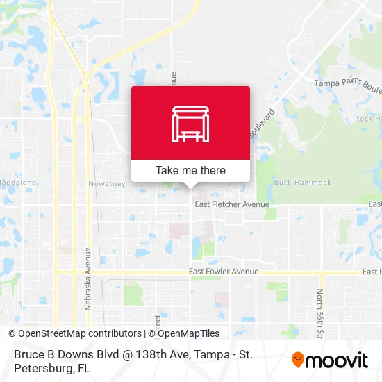 Bruce B Downs Blvd @ 138th Ave map