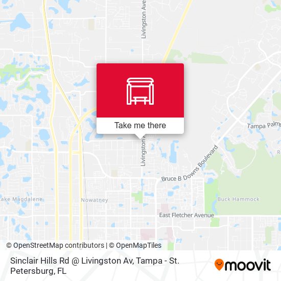 Mapa de Sinclair Hills Rd @ Livingston Av