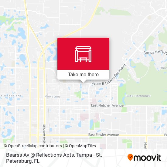 Mapa de Bearss Av @ Reflections Apts