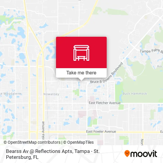 Mapa de Bearss Av @ Reflections Apts