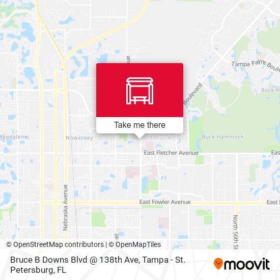 Bruce B Downs Blvd @ 138th Ave map