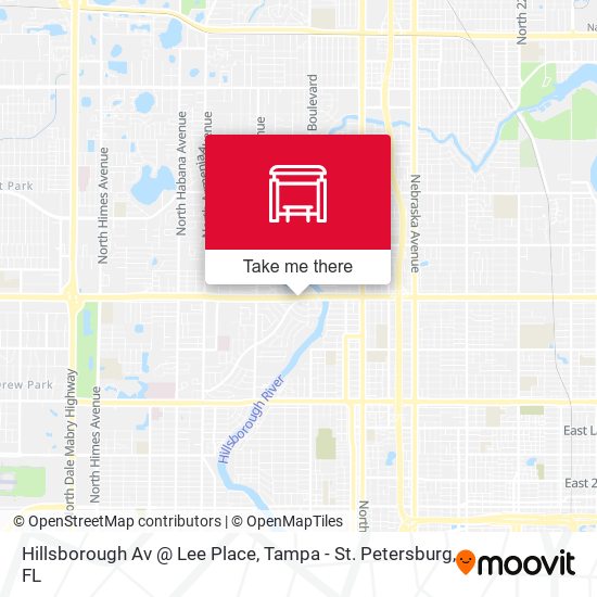 Mapa de Hillsborough Av @ Lee Place