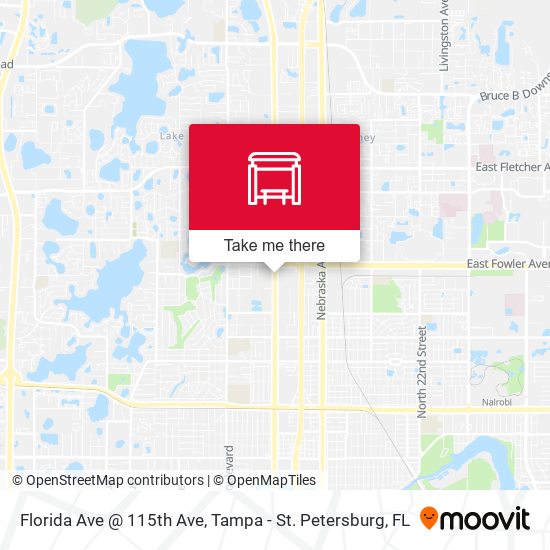 Florida Ave @ 115th Ave map