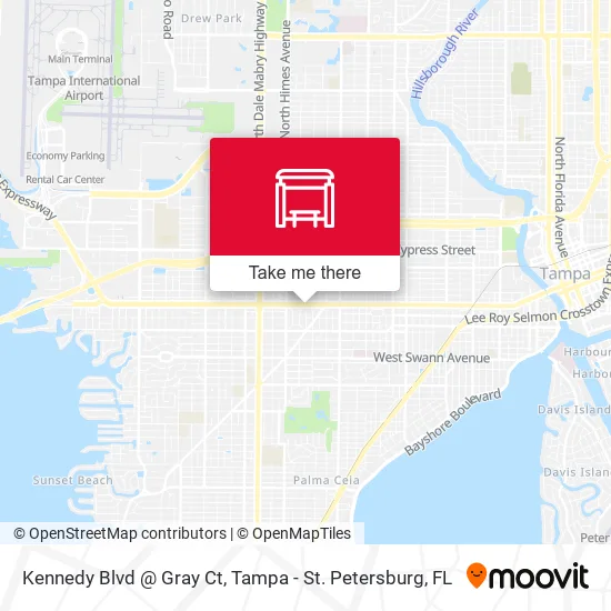 Mapa de Kennedy Blvd @ Gray Ct