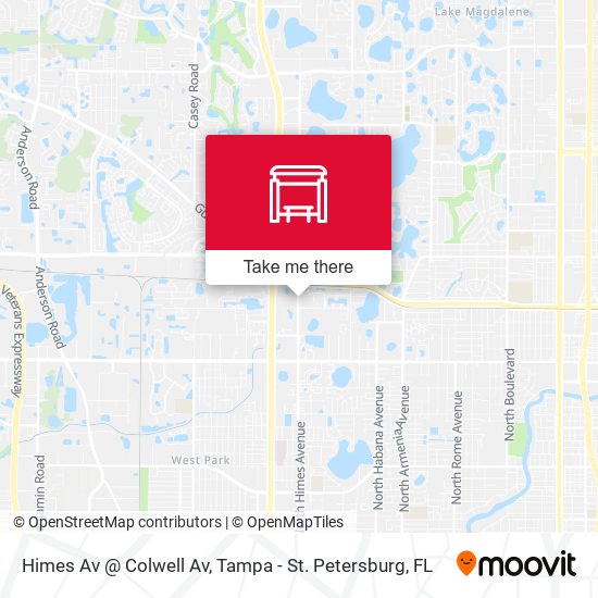 Himes Av @ Colwell Av map