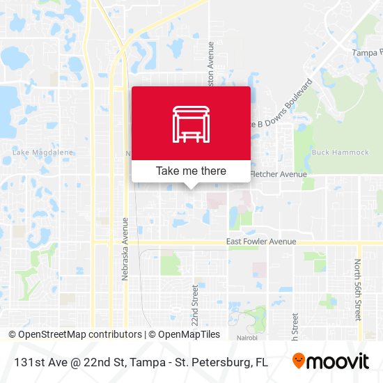 Mapa de 131st Ave @ 22nd St