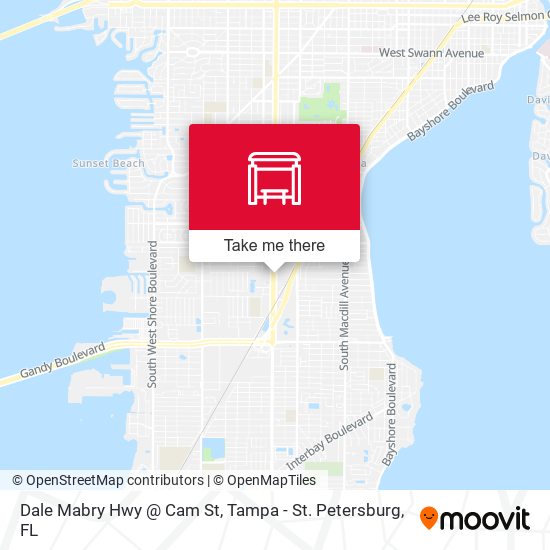 Mapa de Dale Mabry Hwy @ Cam St