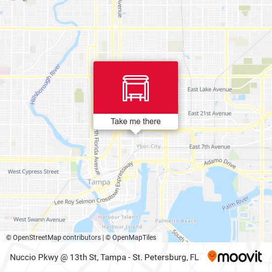 Mapa de Nuccio Pkwy @ 13th St