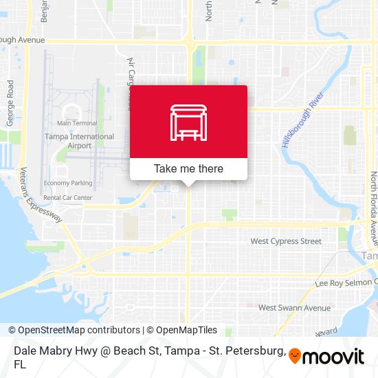 Dale Mabry Hwy @ Beach St map