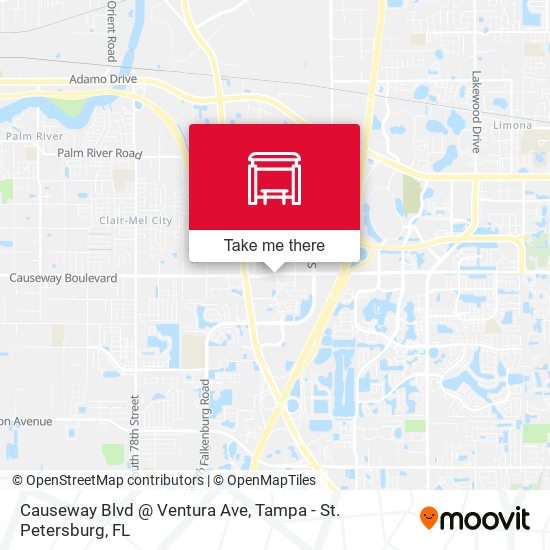 Causeway Blvd @ Ventura Ave map