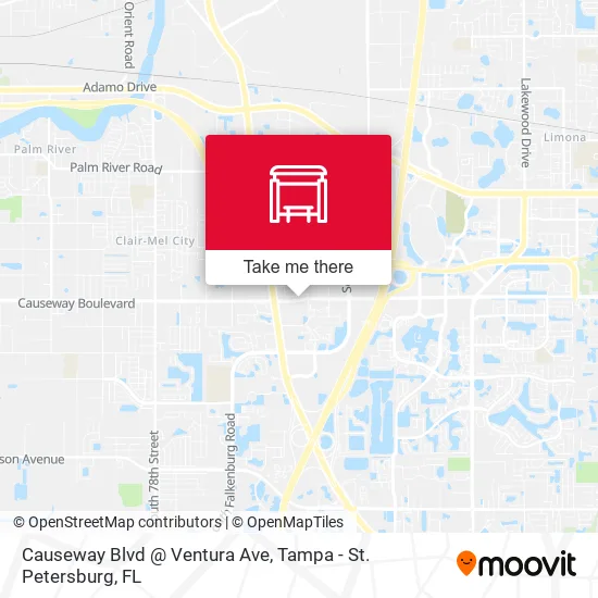 Causeway Blvd @ Ventura Ave map