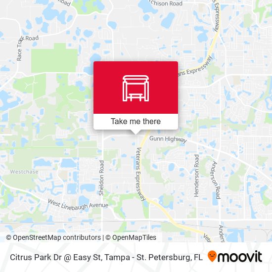 Citrus Park Dr @ Easy St map