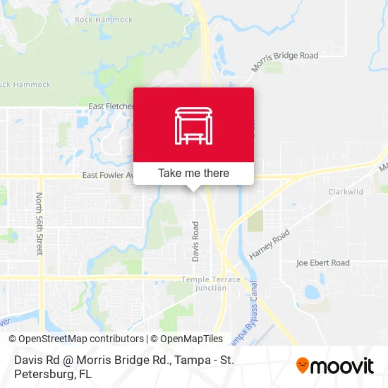Davis Rd @ Morris Bridge Rd. map