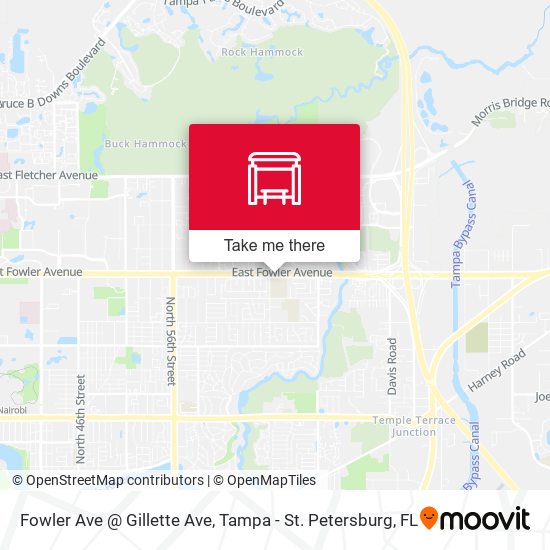 Mapa de Fowler Ave @ Gillette Ave