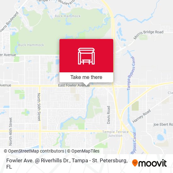 Fowler Ave. @ Riverhills Dr. map