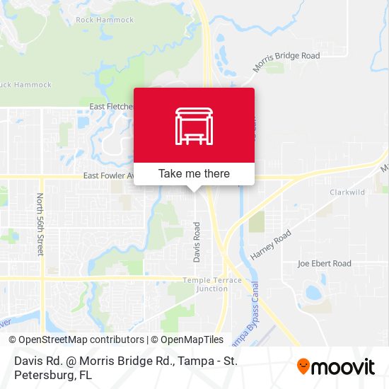 Davis Rd. @ Morris Bridge Rd. map