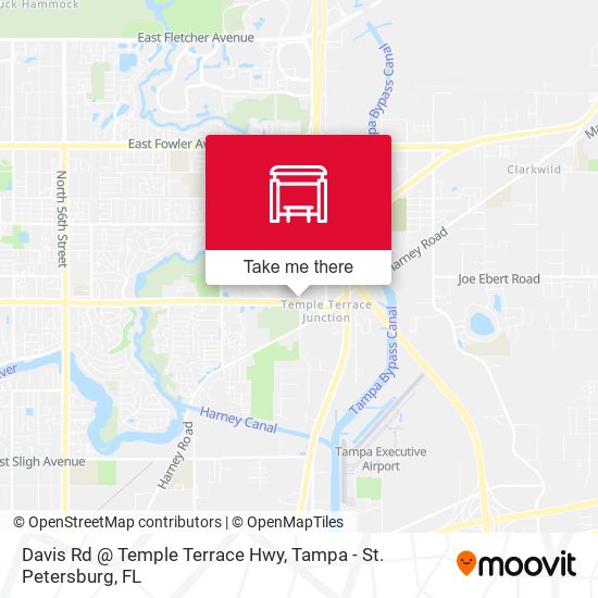 Davis Rd @ Temple Terrace Hwy map