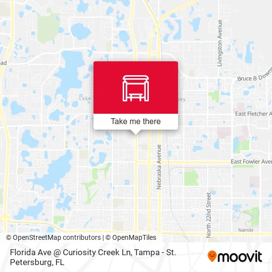 Florida Ave @ Curiosity Creek Ln map
