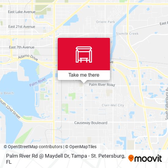 Mapa de Palm River Rd @ Maydell Dr