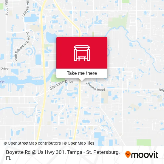 Mapa de Boyette Rd @ Us Hwy 301