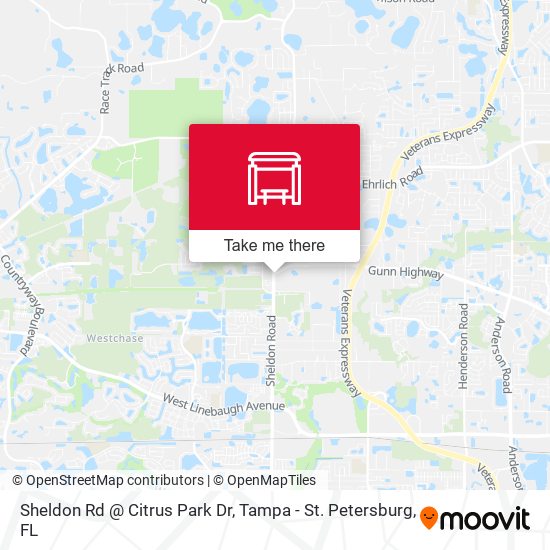 Sheldon Rd @ Citrus Park Dr map