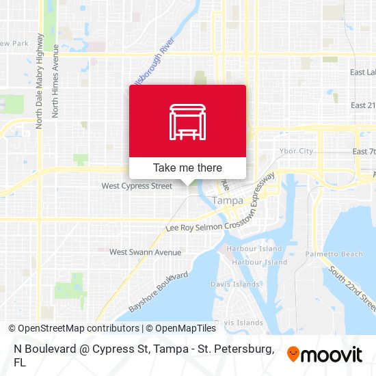 N Boulevard @ Cypress St map