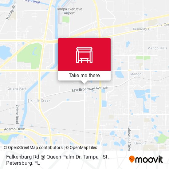 Mapa de Falkenburg Rd @ Queen Palm Dr