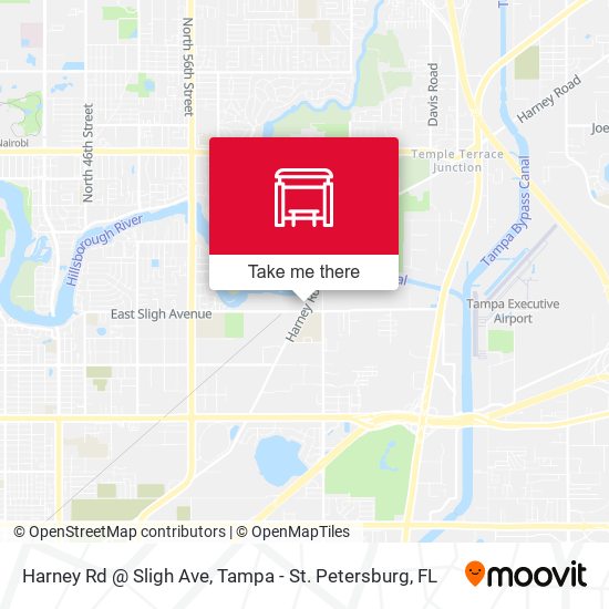 Harney Rd @ Sligh Ave map