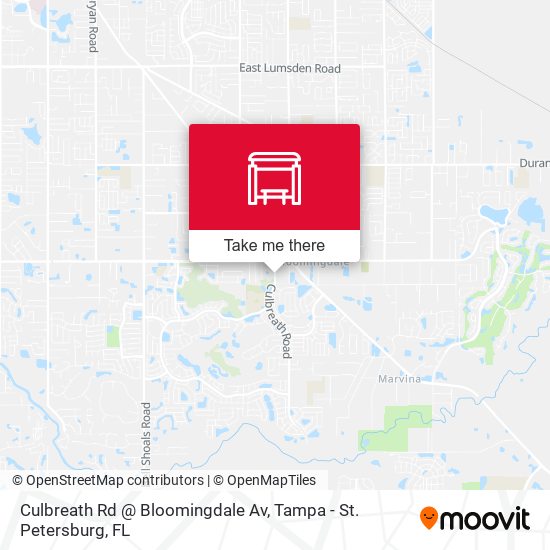Mapa de Culbreath Rd @ Bloomingdale Av