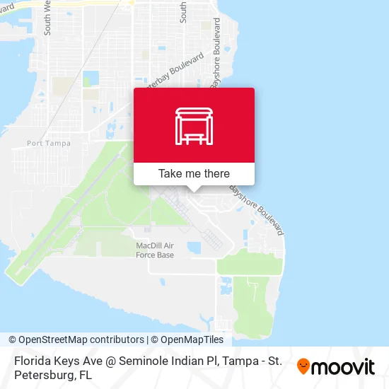 Florida Keys Ave @ Seminole Indian Pl map