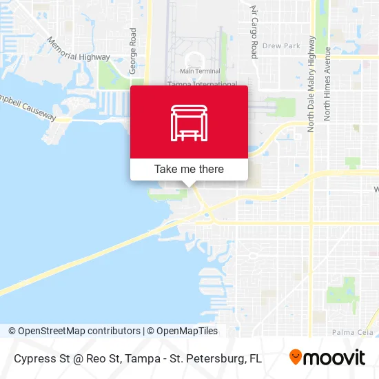 Cypress St @ Reo St map