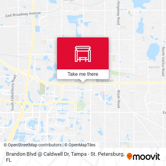 Brandon Blvd @ Caldwell Dr map