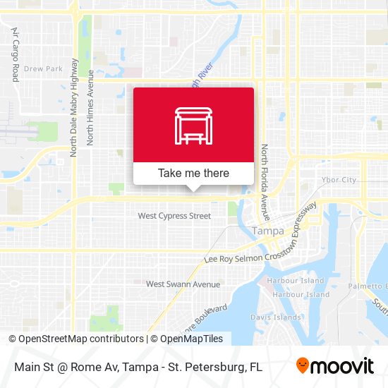 Main St @ Rome Av map