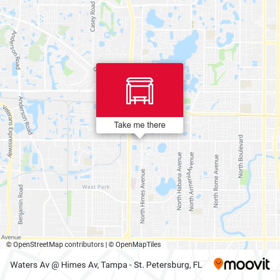 Waters Av @ Himes Av map