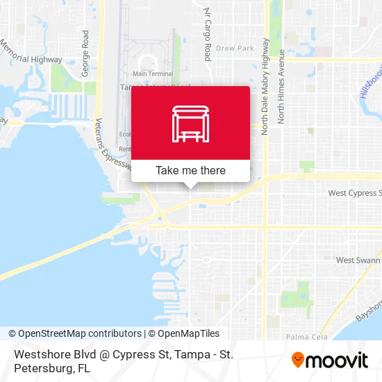 Mapa de Westshore Blvd @ Cypress St