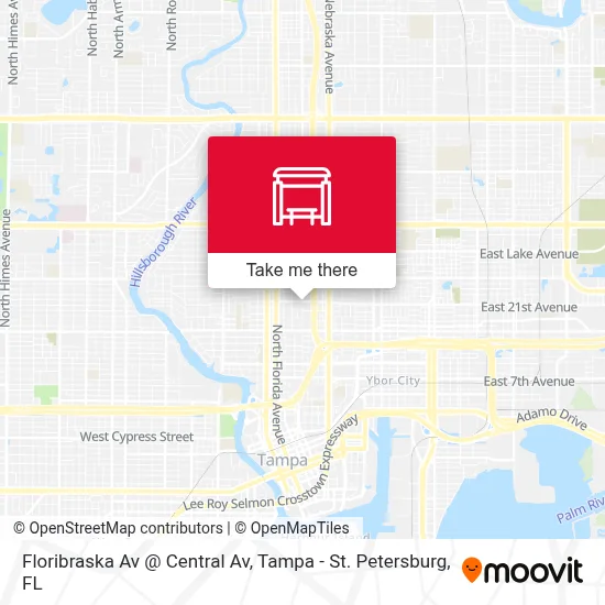 Floribraska Av @ Central Av map