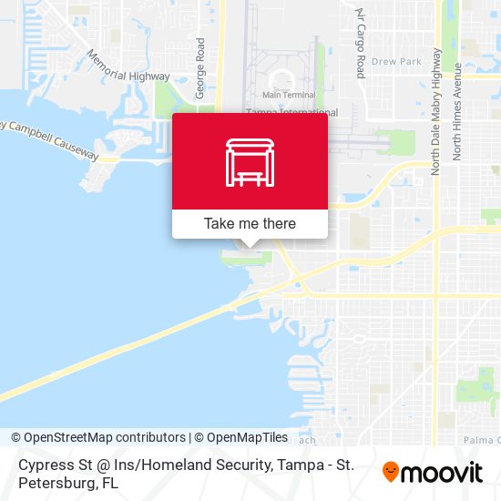 Mapa de Cypress St @ Ins / Homeland Security