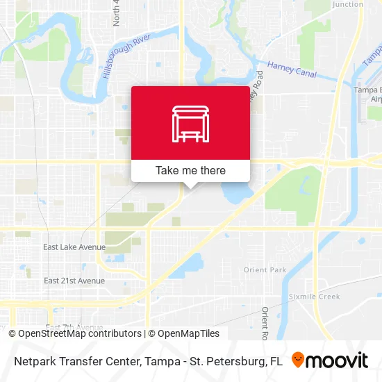 Netpark Transfer Center map
