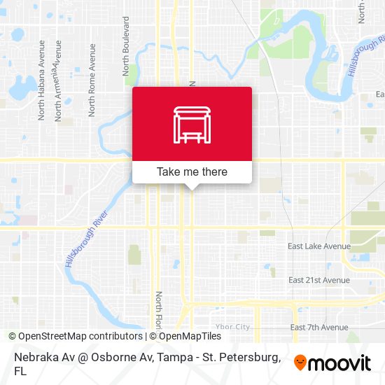 Nebraka Av @ Osborne Av map