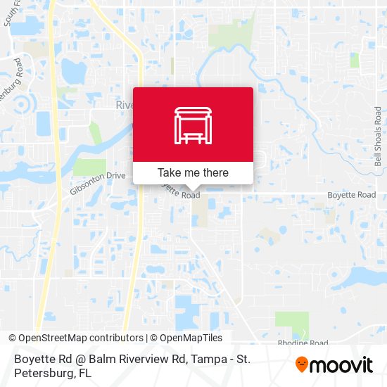 Mapa de Boyette Rd @ Balm Riverview Rd
