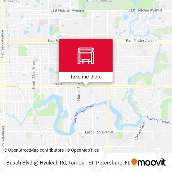 Mapa de Busch Blvd @ Hyaleah Rd