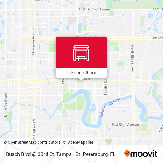 Busch Blvd @ 33rd St map