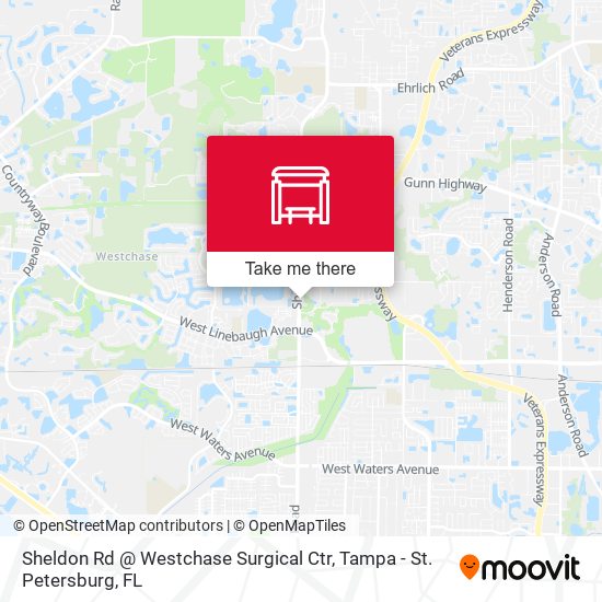 Mapa de Sheldon Rd @ Westchase Surgical Ctr
