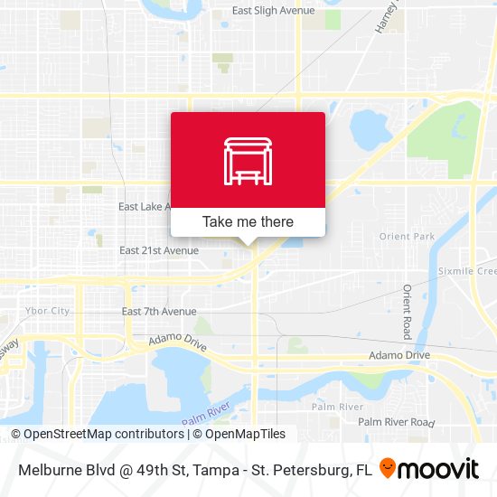 Mapa de Melburne Blvd @ 49th St