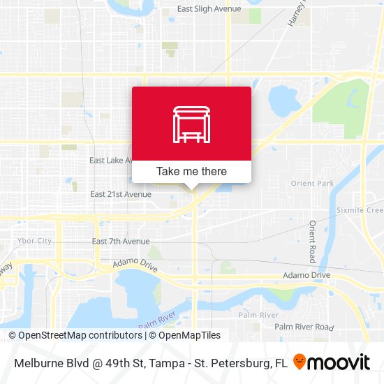 Melburne Blvd @ 49th St map