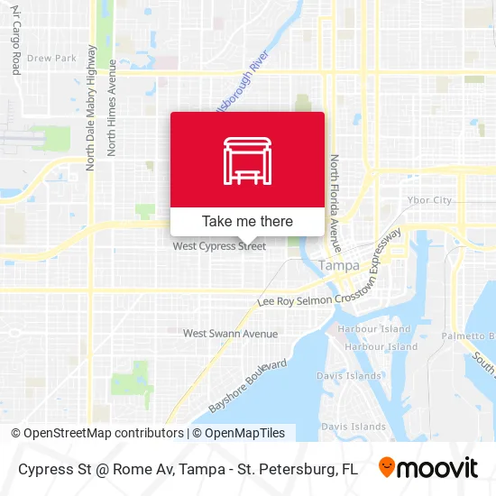 Cypress St @ Rome Av map