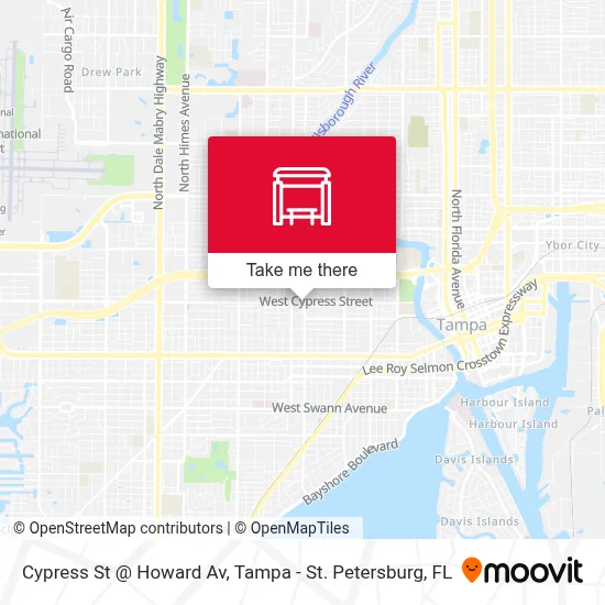Cypress St @ Howard Av map