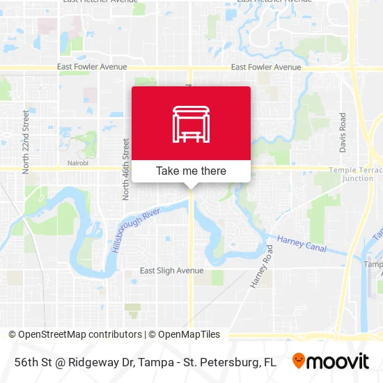 Mapa de 56th St @ Ridgeway Dr