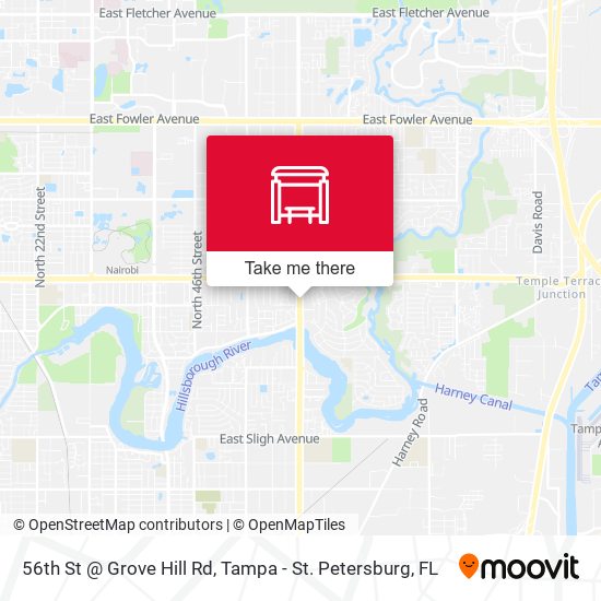 Mapa de 56th St @ Grove Hill Rd
